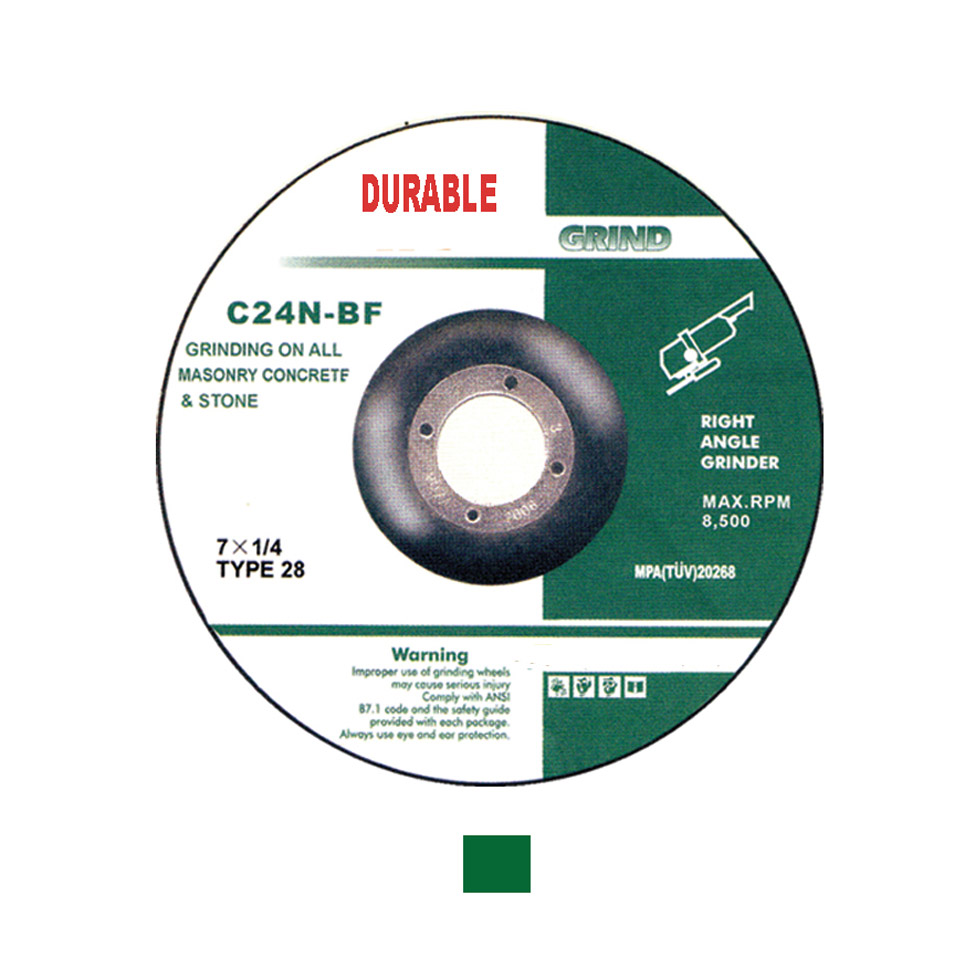 Depressed Center Cutting Wheels